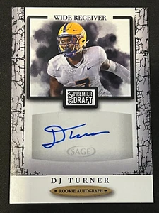 Autógrafos SAGE Premier Draft 2021 #A21 DJ Turner negros - Imagen 1 de 2