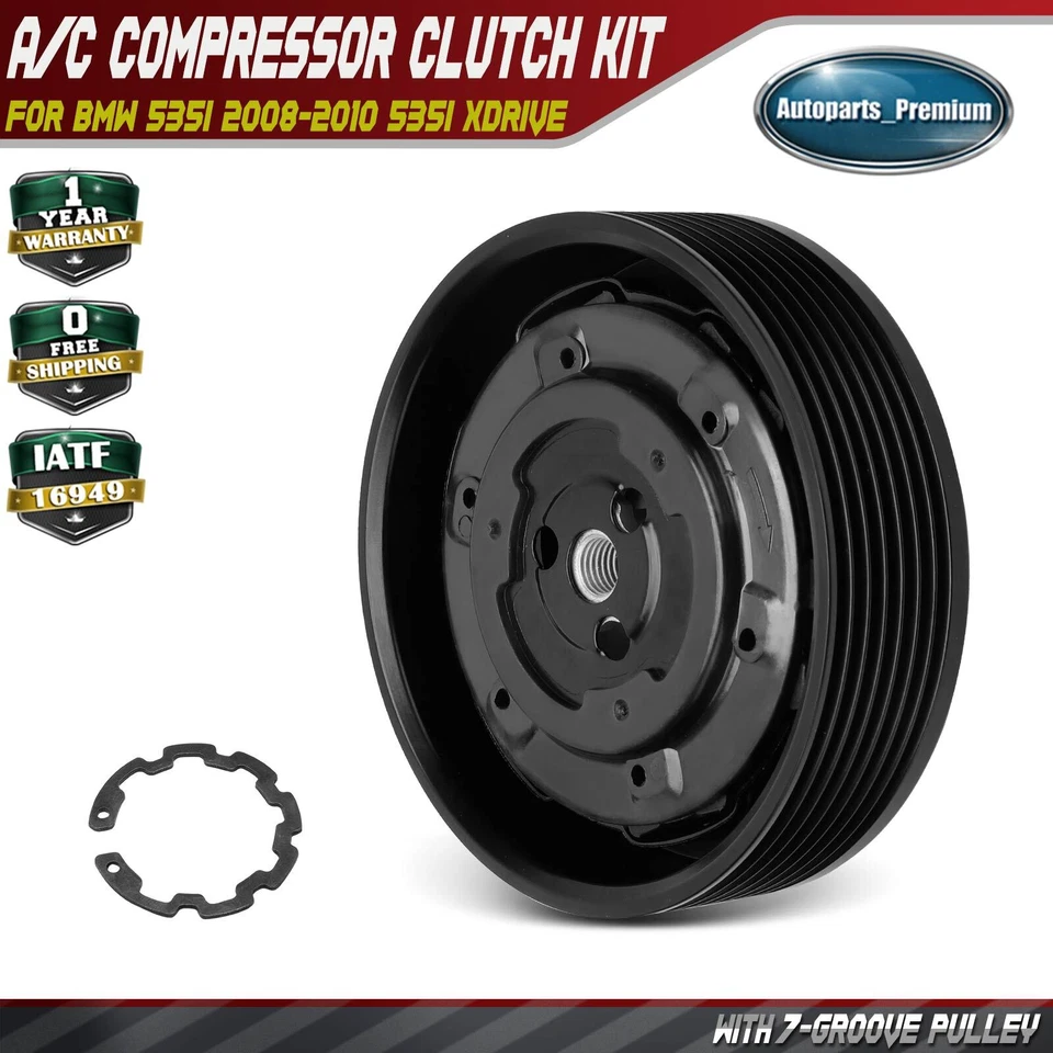 Kit embrague compresor aire acondicionado BMW 535i 2008-2010 535i xDrive 2009-2010 535i GT Foto 1 de 4
