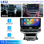 4G+64G For Toyota Land Cruiser Lc200 2007-2022 Car Gps Wifi 15.3'' Android Auto