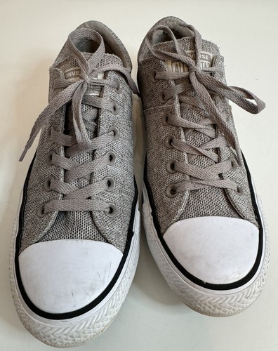Scarpe stringate grigie Converse Chuck Taylor All Star Madison taglia 9