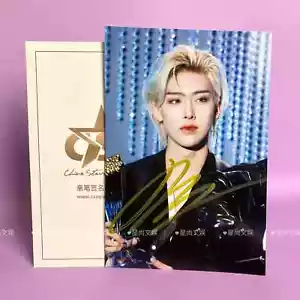 ZEROBASEONE Ricky foto autografo firma fedeltà regalo 6 pollici 沈泉锐亲笔签名照 - Foto 1 di 1
