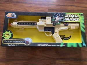 GALACTIC EMPIRE RIFLE BLASTECH E-11 STAR WARS HASBRO 2002 - STAR TOURS - Picture 1 of 6