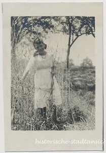 Weimar - Lotti im Kornfeld - Junges Mädchen - Altes Foto 1920 - Bild 1 von 2