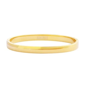 Edforce Stainless Steel Women's 18k Gold Plated Stackable Bangle Bracelet - Picture 1 of 6