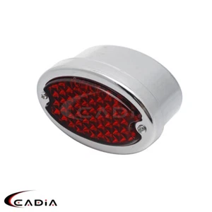 Luz trasera de freno ojo de gato lámpara roja para Harley Chopper Bobber Café Racer - Imagen 1 de 6