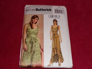 💐BUTTERICK #B4729-DAMAS OCASIÓN ESPECIAL TOP-FALDA DOS LARGOS PATRÓN 14-20 FF - Imagen 1 de 2