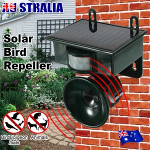 Ultrasonic Animal Deterrent Repeller Solar Cat Dog Repellant for Garden Farm AU - Picture 1 of 12