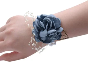 Brautjungfer Braut Braut Hochzeit Handgelenk Corsage Party Girl Handgelenk Blume - Bild 1 von 4