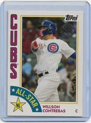 WILLSON CONTRERAS 2019 Topps Series 2 1984 All-Star Insert  #84AS-WC Cubs - Image 1 of 2