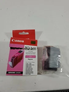 Genuine Canon BCI-3eM Magenta Ink Cartridges - NEW - SEALED- Expired BOX WEAR - Picture 1 of 9