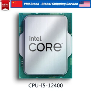 Intel Core i5 12400  2.5GHz PROCESSOR 12th Gen i5 12400 LGA 1700 CPU -Used - Picture 1 of 11