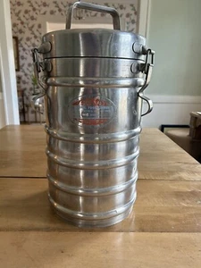Vintage Aervoid 3 gal. Thermal Food Carrier Stainless Steel Model 4X10 - NICE - Picture 1 of 13