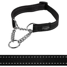 Rogz Utility Fanbelt Reflective Obedience Collar Black Large 40-56cm x 20mm