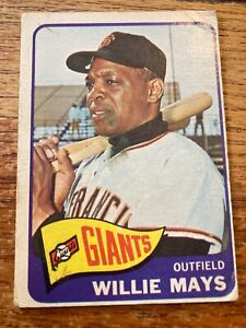 1965 Topps #250 Willie Mays  POOR