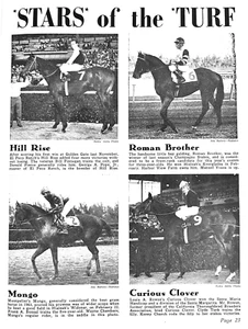1964 TURF, Thoroughbred HORSE RACING Magazine - Man O’ War, Alsab, Whirlaway! - Imagen 1 de 9