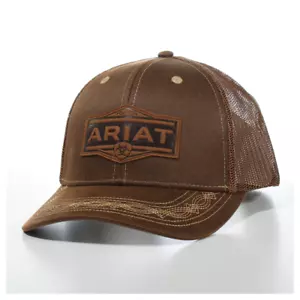 A300062902 Ariat Mens Vintage Logo Brown Cap NEW - Picture 1 of 1