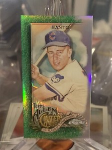 2022 Topps Allen & Ginter Chrome Mini Green Refractor Ron Santo /99 Cubs Mint💎