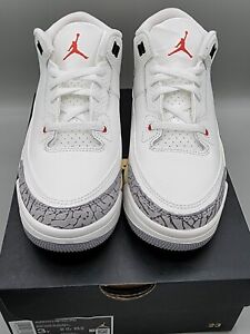 Air Jordan 3 Retro White Cement Reimagined DM0966-100 Size 3Y PS New In Box