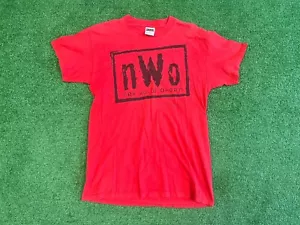 Red NWO WCW Wolf Pack Vintage Shirt Wrestling Shirt Nash Sting Retro Vtg WWF - Picture 1 of 5