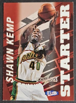 1997-98 Fleer Ultra Ultrabilities Starter #17 Shawn Kemp Seattle Supersonics - Image 1 of 2