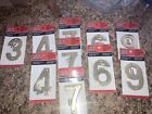 Lot Of New 3” Brass Numbers/ Total Of 10 Random Numbers