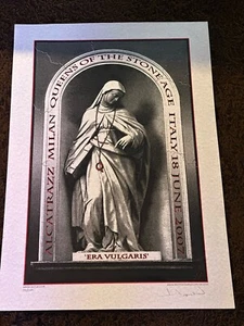 Queens of the Stone Age Concert Poster Milan 2008 Justin Hampton 35/250 - Picture 1 of 4