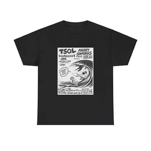 Vintage Punk Rock Show Flyer - TSOL Unisex Heavy Cotton Tee - Picture 1 of 25