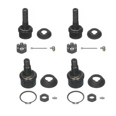 Juego de 4 rótulas inferiores superiores delanteras MOOG para Ford F-250 F-350 4x4 eje de haz en L Foto 1 de 4