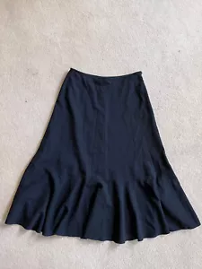 Dries Van Noten Black A Line skirt sz FR36 UK 8 - Picture 1 of 8