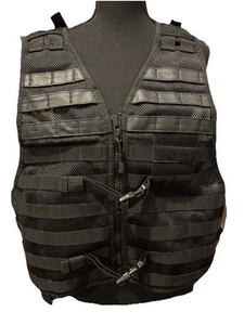 511 Tactical Force Black MOLLE Mess Vest - Picture 1 of 7