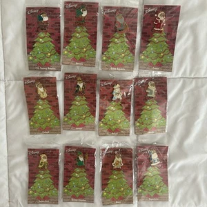Disney Winnie the Pooh “Santas Around the World” Set of 12 Pins - Picture 1 of 9