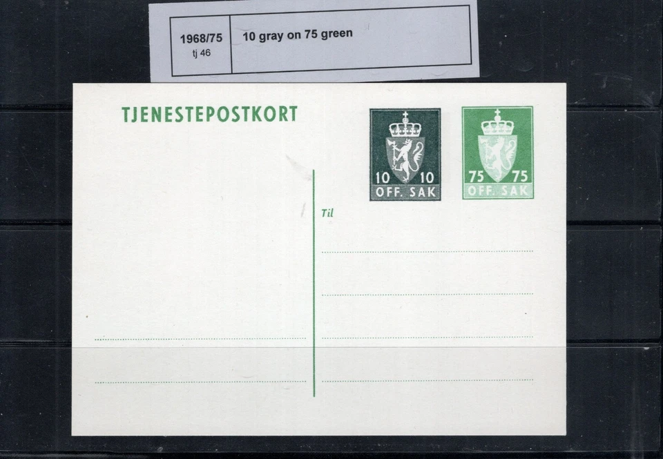 Norway Tj 46 - Helpost - Image 1 of 1