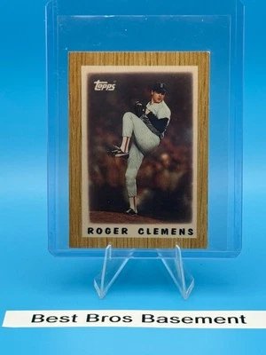 1987 Topps Baseball Mini Roger Clemens Boston Red Sox #42 - Image 1 of 2