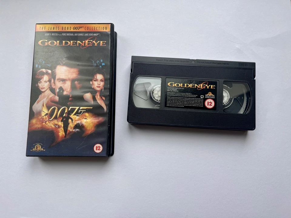 James Bond Goldeneye VHS 007 New and Sealed Video Tape Very Rare Cover (1995) - Image 1 of 2
