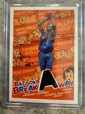 Anfernee Hardaway 2004/05 Topps Bazooka Breakaway Game Worn Jersey Knicks - Image 1 of 4