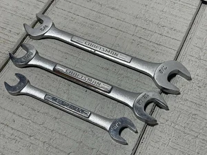 Vintage CRAFTSMAN 3 Piece Lot Open End Wrench VV Series  44584, 44591, 44592 - Picture 1 of 8