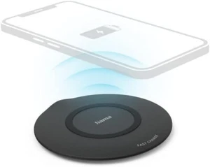 Hama Qi 15W Wireless Fast Charger Induktive Ladestation Ladegerät Kabellos 011 - Bild 1 von 2
