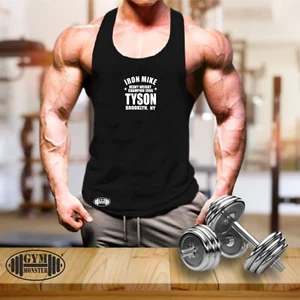 Iron Mike Stringer Vest Gym Clothing Bodybuilding Training Workout MMA Tank Top - Picture 1 of 7