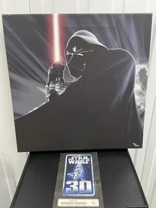 Star Wars Darth Vader Artwork Prnt 78/500 ID-WALL Certificate Signed Tim Bennett - Imagen 1 de 5