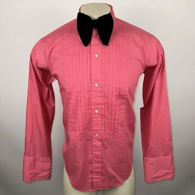 Camisa Esmoquin León de Troya Volantes Para Hombres Vestido Baile de graduación Rosa De Colección MCM 60s Grande 16 33 Foto 1 de 4