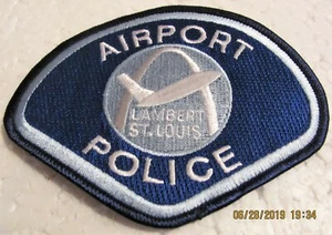 ST LOUIS BLUE AIRPORT POLICE PATCH W/JET ARCH - LAMBERT INTERNATIONAL AIRPORT - Bild 1 von 4