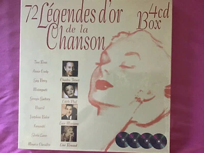 Legendes d'or de la Chanson 4 CD Box Neu OVP! - Bild 1 von 2