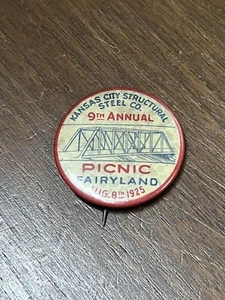 Antique 1925 Kansas City Structural Steel Picnic Fairyland Wheeler Novelty Toy - Picture 1 of 2
