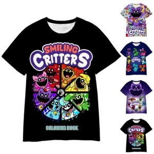 CatNap Smiling Critters Boys Girls Kids Summer Casual Short Sleeve T-shirt Tee - Picture 1 of 13