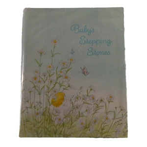 Vintage CR Gibson Baby's Stepping Stones Memory Book Scrapbook Unisex Ephemera - Picture 1 of 12