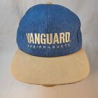  Blue Denim & Tan Winter Baseball Cap Hat Vanguard Gas Products 1 Size Snap Back