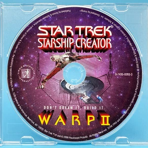 Star Trek: Starship Creator Warp II (PC) *GAME DISC ONLY - READ* - Picture 1 of 1
