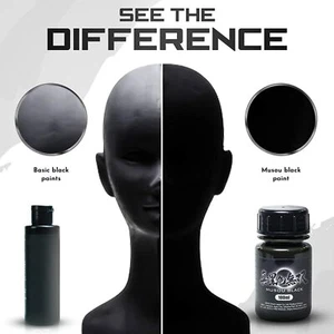 Koyo Orient Japan Musou Black Sin Kokushoku Musou Acrylic Paint 1L - Picture 1 of 5