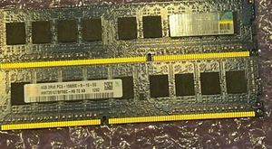 8GB Kit (2 x 4GB) Hynix HP 500210-571 PC3-10600E UBDIMM ECC Server Memory RAM - Picture 1 of 3