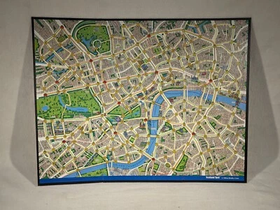 Milton Bradley Scotland Yard 1985 juego ~ solo tablero ~ mapa de Londres Foto 1 de 2